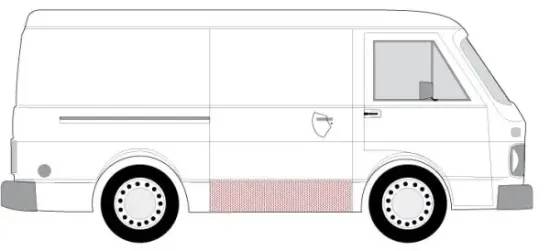 Türverkleidung rechts seitlicher Einbau BLIC 6508-01-9560170P Bild Türverkleidung rechts seitlicher Einbau BLIC 6508-01-9560170P