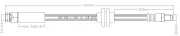 Bremsschlauch Vorderachse links Vorderachse rechts MOTAQUIP LVBH1627