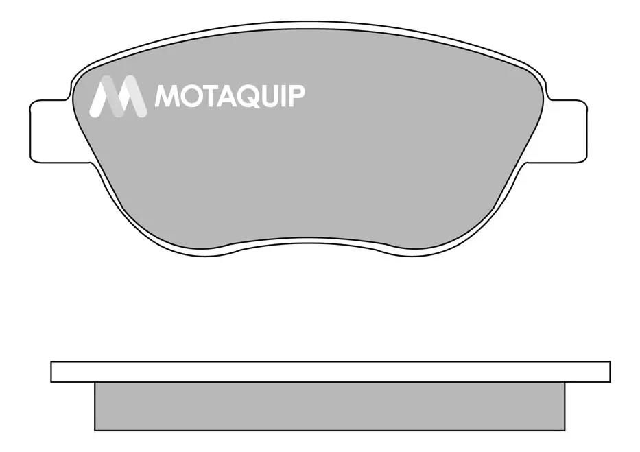 Bremsbelagsatz, Scheibenbremse Vorderachse MOTAQUIP LVXL1007