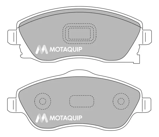 Bremsbelagsatz, Scheibenbremse Vorderachse MOTAQUIP LVXL1014 Bild Bremsbelagsatz, Scheibenbremse Vorderachse MOTAQUIP LVXL1014