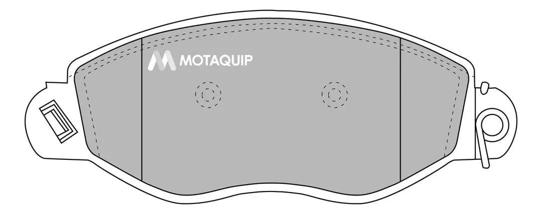 Bremsbelagsatz, Scheibenbremse Vorderachse MOTAQUIP LVXL1021