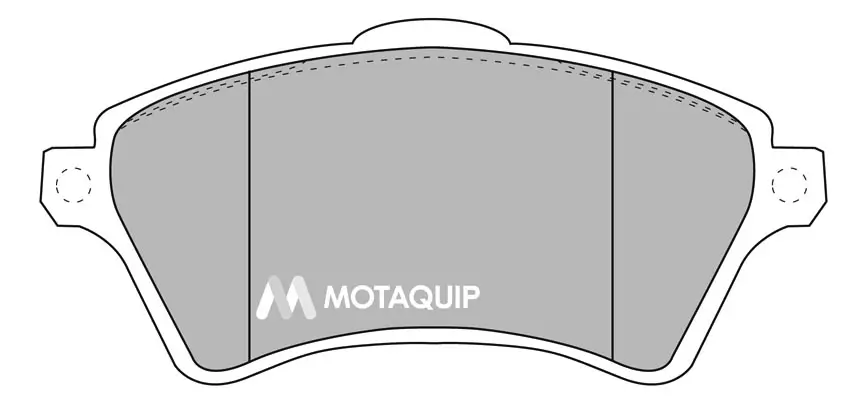 Bremsbelagsatz, Scheibenbremse Vorderachse MOTAQUIP LVXL1025