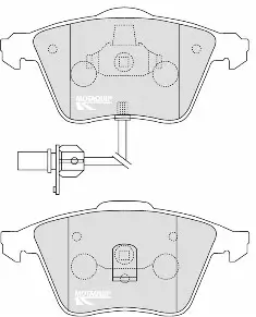 Bremsbelagsatz, Scheibenbremse Vorderachse MOTAQUIP LVXL1031 Bild Bremsbelagsatz, Scheibenbremse Vorderachse MOTAQUIP LVXL1031