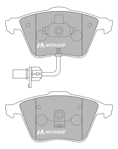 Bremsbelagsatz, Scheibenbremse Vorderachse MOTAQUIP LVXL1031 Bild Bremsbelagsatz, Scheibenbremse Vorderachse MOTAQUIP LVXL1031