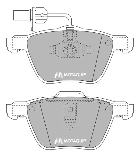 Bremsbelagsatz, Scheibenbremse Vorderachse MOTAQUIP LVXL1043 Bild Bremsbelagsatz, Scheibenbremse Vorderachse MOTAQUIP LVXL1043