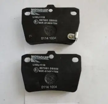 Bremsbelagsatz, Scheibenbremse Hinterachse MOTAQUIP LVXL1110 Bild Bremsbelagsatz, Scheibenbremse Hinterachse MOTAQUIP LVXL1110