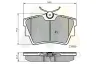 Bremsbelagsatz, Scheibenbremse Hinterachse MOTAQUIP LVXL1123