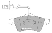 Bremsbelagsatz, Scheibenbremse Vorderachse MOTAQUIP LVXL1129