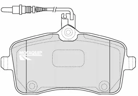 Bremsbelagsatz, Scheibenbremse Vorderachse MOTAQUIP LVXL1161 Bild Bremsbelagsatz, Scheibenbremse Vorderachse MOTAQUIP LVXL1161