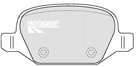 Bremsbelagsatz, Scheibenbremse MOTAQUIP LVXL1164