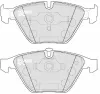 Bremsbelagsatz, Scheibenbremse Vorderachse MOTAQUIP LVXL1168