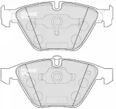 Bremsbelagsatz, Scheibenbremse Vorderachse MOTAQUIP LVXL1168