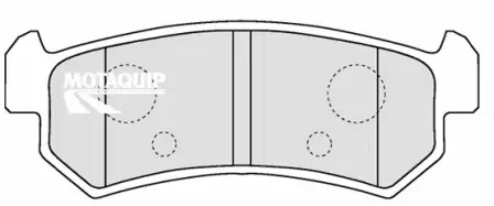 Bremsbelagsatz, Scheibenbremse Hinterachse MOTAQUIP LVXL1177 Bild Bremsbelagsatz, Scheibenbremse Hinterachse MOTAQUIP LVXL1177