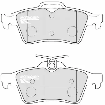 Bremsbelagsatz, Scheibenbremse Hinterachse MOTAQUIP LVXL1184 Bild Bremsbelagsatz, Scheibenbremse Hinterachse MOTAQUIP LVXL1184