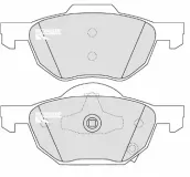 Bremsbelagsatz, Scheibenbremse Vorderachse MOTAQUIP LVXL1186