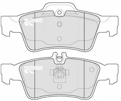 Bremsbelagsatz, Scheibenbremse Hinterachse MOTAQUIP LVXL1213 Bild Bremsbelagsatz, Scheibenbremse Hinterachse MOTAQUIP LVXL1213