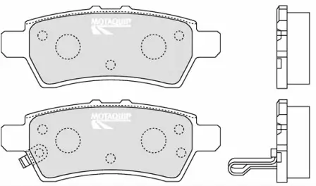 Bremsbelagsatz, Scheibenbremse Hinterachse MOTAQUIP LVXL1223 Bild Bremsbelagsatz, Scheibenbremse Hinterachse MOTAQUIP LVXL1223
