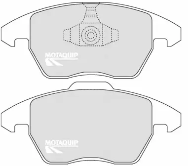 Bremsbelagsatz, Scheibenbremse Vorderachse MOTAQUIP LVXL1254 Bild Bremsbelagsatz, Scheibenbremse Vorderachse MOTAQUIP LVXL1254