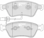 Bremsbelagsatz, Scheibenbremse Vorderachse MOTAQUIP LVXL1263