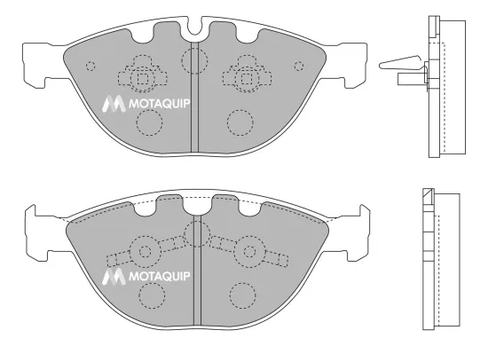 Bremsbelagsatz, Scheibenbremse Vorderachse MOTAQUIP LVXL1265 Bild Bremsbelagsatz, Scheibenbremse Vorderachse MOTAQUIP LVXL1265