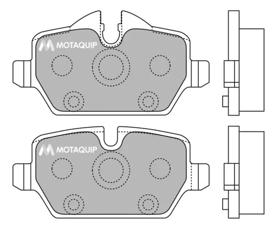 Bremsbelagsatz, Scheibenbremse Hinterachse MOTAQUIP LVXL1278 Bild Bremsbelagsatz, Scheibenbremse Hinterachse MOTAQUIP LVXL1278