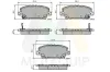 Bremsbelagsatz, Scheibenbremse Vorderachse MOTAQUIP LVXL1295