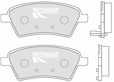 Bremsbelagsatz, Scheibenbremse Vorderachse MOTAQUIP LVXL1304 Bild Bremsbelagsatz, Scheibenbremse Vorderachse MOTAQUIP LVXL1304