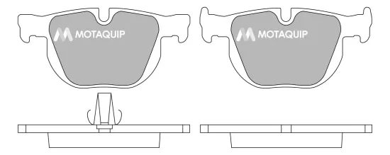 Bremsbelagsatz, Scheibenbremse Hinterachse MOTAQUIP LVXL1308 Bild Bremsbelagsatz, Scheibenbremse Hinterachse MOTAQUIP LVXL1308