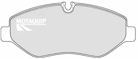 Bremsbelagsatz, Scheibenbremse Vorderachse MOTAQUIP LVXL1313
