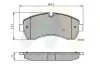 Bremsbelagsatz, Scheibenbremse Vorderachse MOTAQUIP LVXL1314
