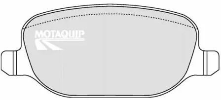 Bremsbelagsatz, Scheibenbremse Hinterachse MOTAQUIP LVXL1319 Bild Bremsbelagsatz, Scheibenbremse Hinterachse MOTAQUIP LVXL1319