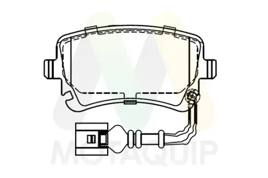 Bremsbelagsatz, Scheibenbremse Hinterachse MOTAQUIP LVXL1327 Bild Bremsbelagsatz, Scheibenbremse Hinterachse MOTAQUIP LVXL1327