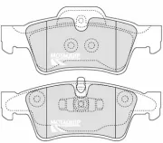 Bremsbelagsatz, Scheibenbremse Hinterachse MOTAQUIP LVXL1330