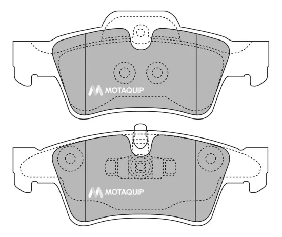 Bremsbelagsatz, Scheibenbremse Hinterachse MOTAQUIP LVXL1330 Bild Bremsbelagsatz, Scheibenbremse Hinterachse MOTAQUIP LVXL1330