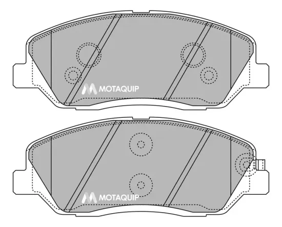 Bremsbelagsatz, Scheibenbremse Vorderachse MOTAQUIP LVXL1388 Bild Bremsbelagsatz, Scheibenbremse Vorderachse MOTAQUIP LVXL1388
