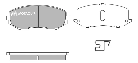Bremsbelagsatz, Scheibenbremse Vorderachse MOTAQUIP LVXL1395 Bild Bremsbelagsatz, Scheibenbremse Vorderachse MOTAQUIP LVXL1395