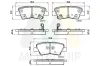 Bremsbelagsatz, Scheibenbremse MOTAQUIP LVXL1777