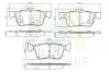 Bremsbelagsatz, Scheibenbremse Hinterachse MOTAQUIP LVXL1789