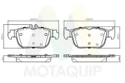 Bremsbelagsatz, Scheibenbremse MOTAQUIP LVXL2077