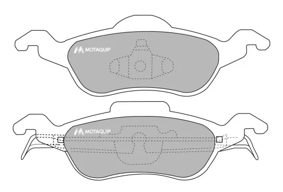 Bremsbelagsatz, Scheibenbremse Vorderachse MOTAQUIP LVXL265 Bild Bremsbelagsatz, Scheibenbremse Vorderachse MOTAQUIP LVXL265