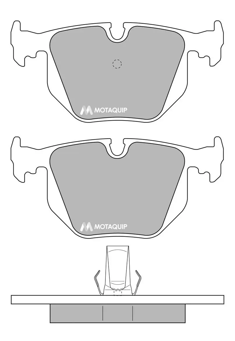 Bremsbelagsatz, Scheibenbremse MOTAQUIP LVXL501