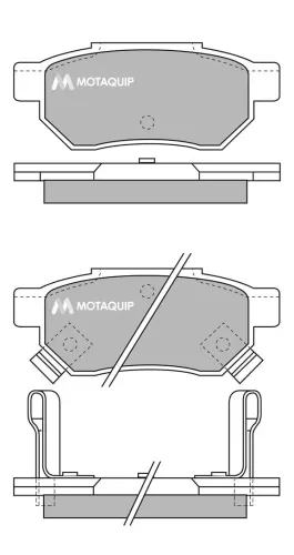 Bremsbelagsatz, Scheibenbremse Hinterachse MOTAQUIP LVXL533 Bild Bremsbelagsatz, Scheibenbremse Hinterachse MOTAQUIP LVXL533