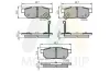 Bremsbelagsatz, Scheibenbremse Hinterachse MOTAQUIP LVXL533