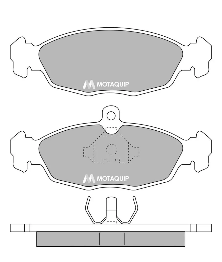 Bremsbelagsatz, Scheibenbremse MOTAQUIP LVXL636