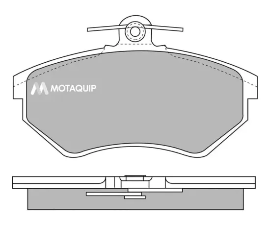 Bremsbelagsatz, Scheibenbremse Vorderachse MOTAQUIP LVXL690 Bild Bremsbelagsatz, Scheibenbremse Vorderachse MOTAQUIP LVXL690