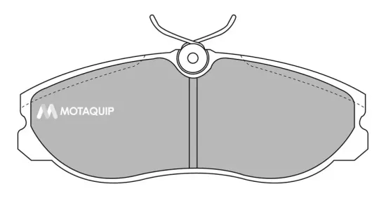 Bremsbelagsatz, Scheibenbremse Vorderachse MOTAQUIP LVXL724 Bild Bremsbelagsatz, Scheibenbremse Vorderachse MOTAQUIP LVXL724