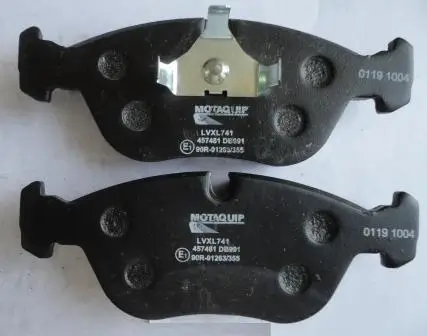 Bremsbelagsatz, Scheibenbremse Vorderachse MOTAQUIP LVXL741 Bild Bremsbelagsatz, Scheibenbremse Vorderachse MOTAQUIP LVXL741