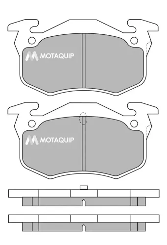 Bremsbelagsatz, Scheibenbremse Hinterachse MOTAQUIP LVXL976 Bild Bremsbelagsatz, Scheibenbremse Hinterachse MOTAQUIP LVXL976