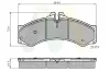 Bremsbelagsatz, Scheibenbremse MOTAQUIP LVXL989
