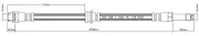 Bremsschlauch hinten MOTAQUIP VBJ311